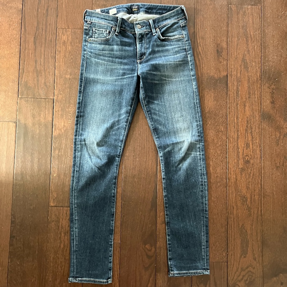 Women’s Citizens of Humanity Blue Straight Leg Jeans 27